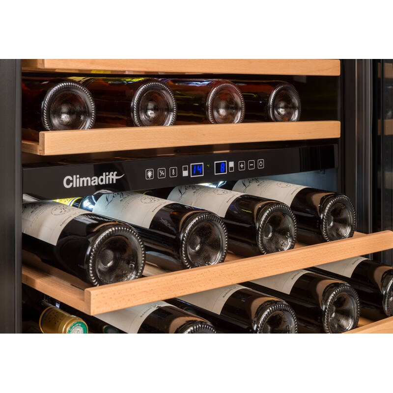 Climadiff CBU50D2B Wine Cellar - 51 Bottles