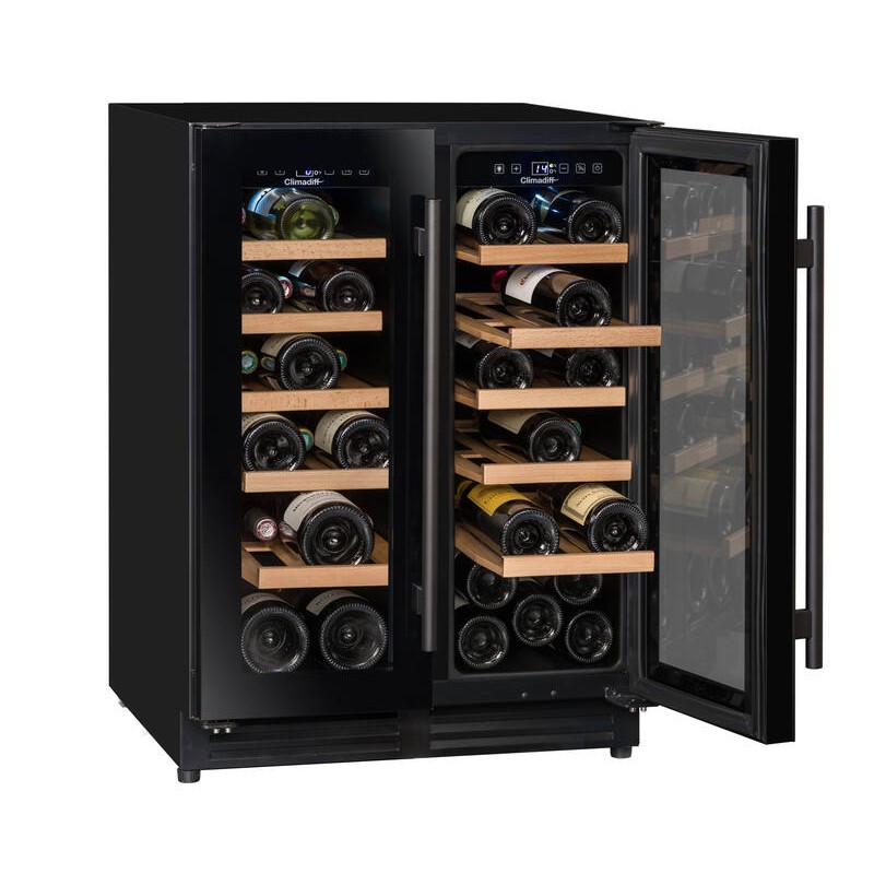 CBU40D1B Climadiff 40-bottle dual-zone built-in wine cellar - Climadiff