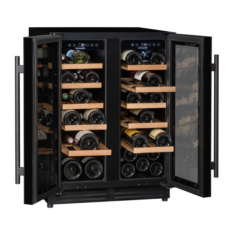 CBU40D1B Climadiff 40-bottle dual-zone built-in wine cellar - Climadiff