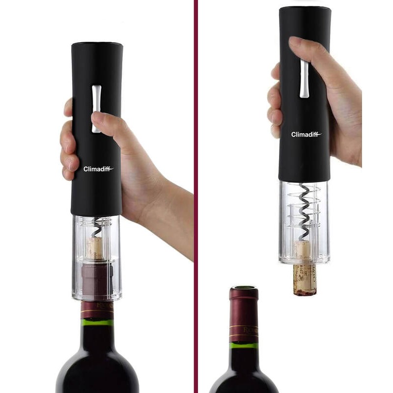 Black electric corkscrewTB5020CL - Climadiff