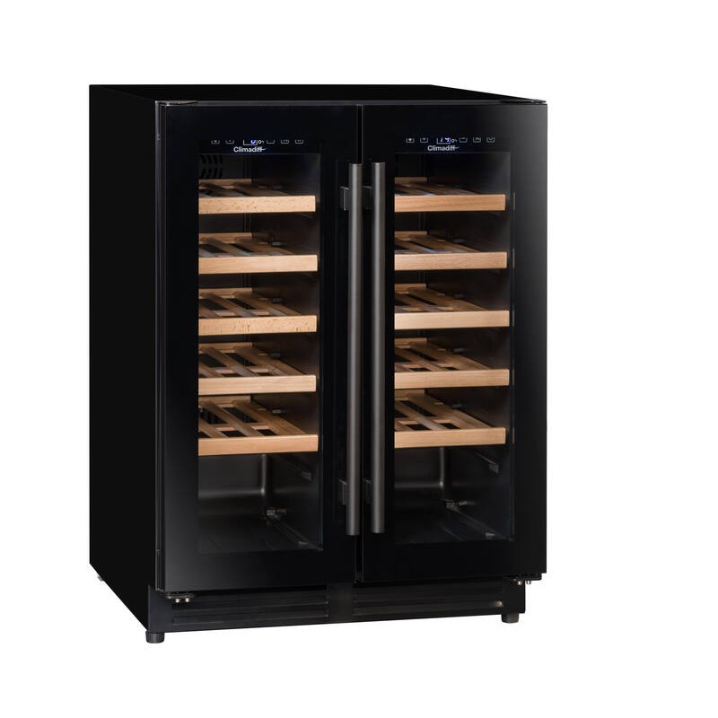 CBU40D1B Climadiff 40-bottle dual-zone built-in wine cellar - Climadiff