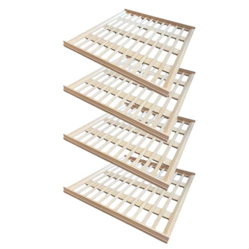 4-Shelf Natural Wood Kit KITBOIS200 - CLIMADIFF 